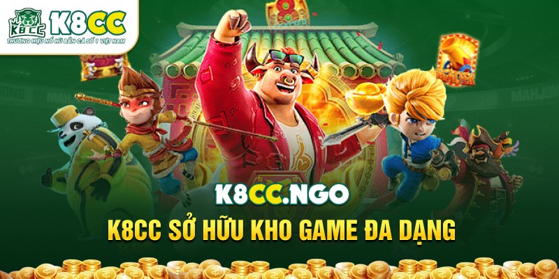 K8CC sở hữu kho game đa dạng