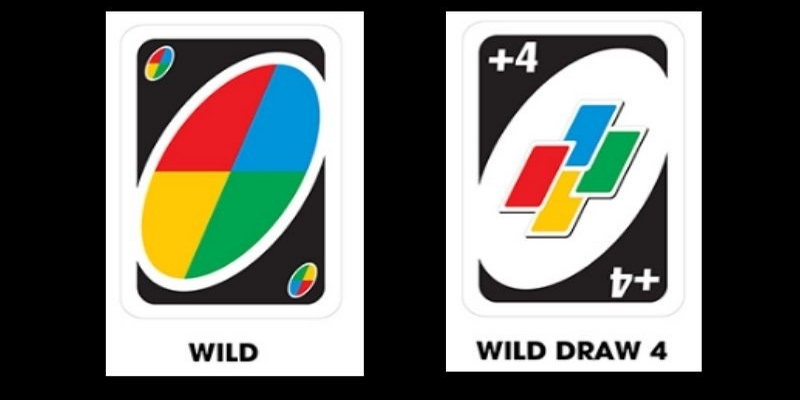 Wild Cards, Wild Draw 4 Cards là những quân bài có điểm số lớn